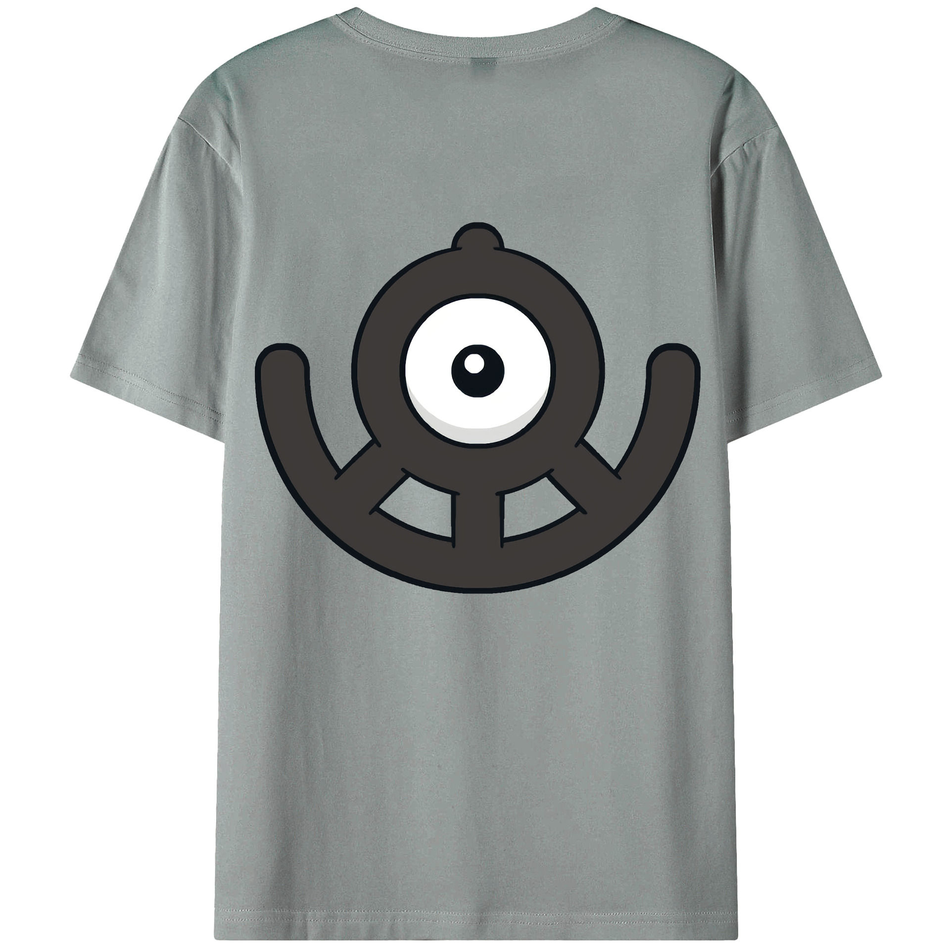 （画像用） ポケットモンスター Pokémon 綿100％ メンズ半袖Tシャツ（バックプリント） 通気性
